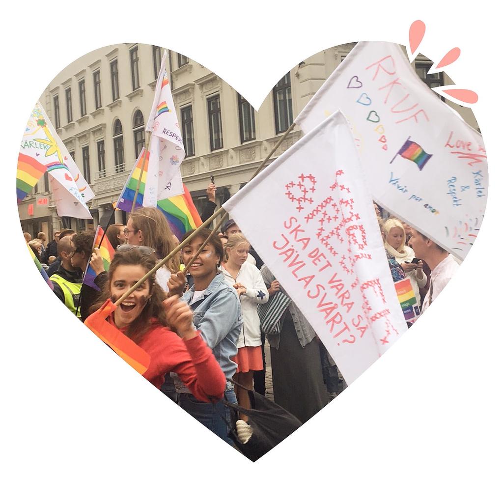 Under sommaren 2018 deltog vi tillsammans med eventgruppen på EuroPride i Göteborg. Där rekryterade och informerade vi nyfikna om vår organisation samt deltog i EuroPride-paraden.