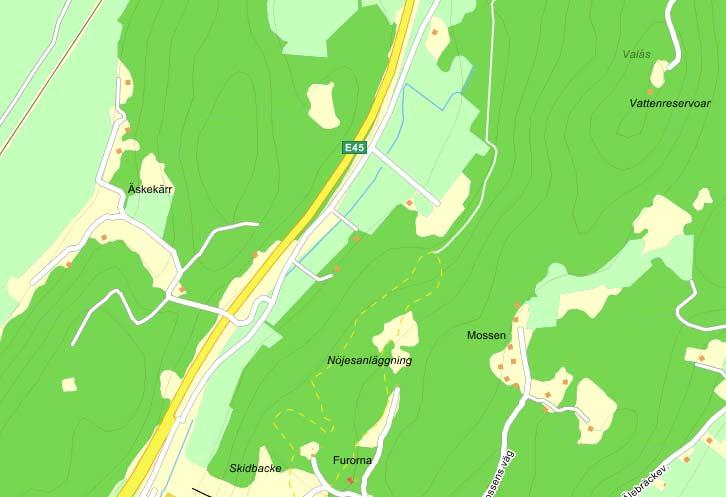 Detaljplan Häljered Bergteknisk utredning 4 (10) 1 2 4 3 5 6 7 Figur 3. Undersökningsmrådet ch de 7 bergblttningar sm påträffats. Bergblttningarna är ca 10-50 m 2 stra.