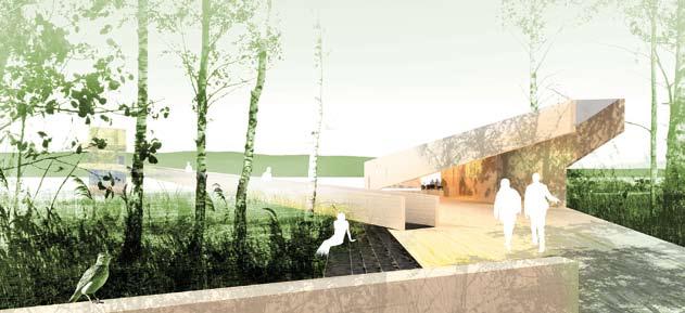 Ej belönat UTPOST Förslagsställare: White Arkitekter genom Mattias Lind och arkitekt SAR/MSA Ulla Antonsson.