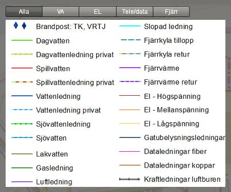 Resterande område omfattas av blandad vegetation med större träd av gran och tall.