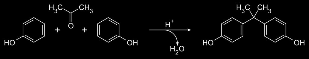 Bisfenol A (BPA) Bisfenol A är en organisk förening bestående av två fenylgrupper (bensenringar) bundna till en propylkedja. Används i plaster: Bisfenol A är en av världens vanligaste plastkemikalier.