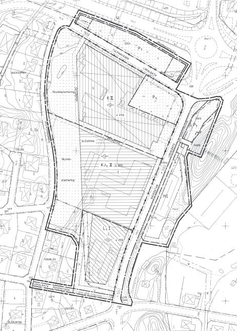 Detaljplaner För planområdet gäller detaljplan Kv. Blåsippan m.fl. från 1991 (Dp 29).