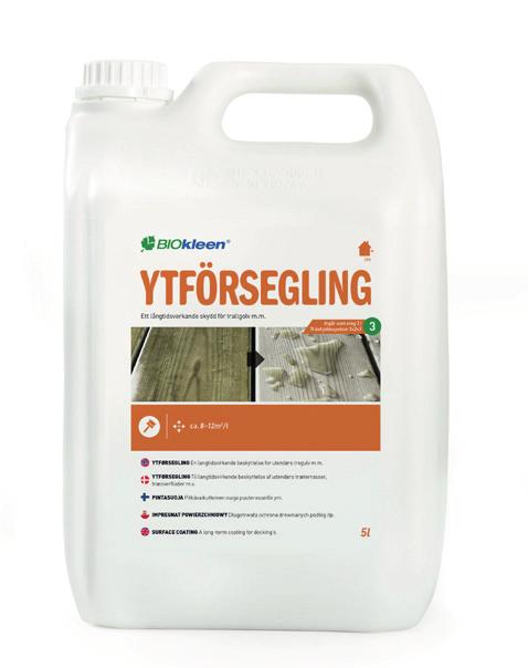 Komponenterna bildar en effektiv vattenavstötande fysisk