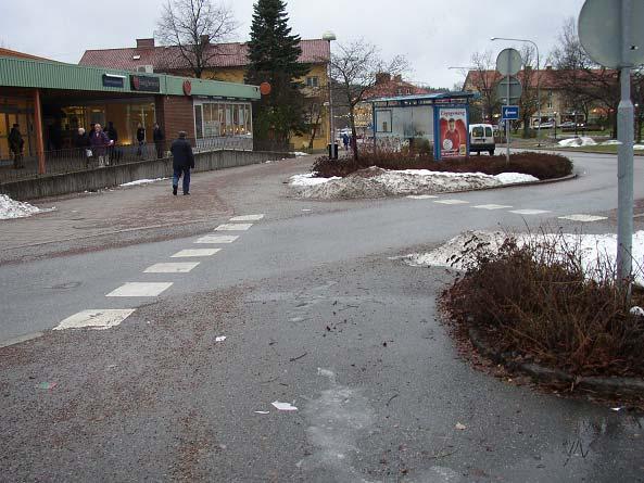 Figur20: Här ses en sned och därmed lång gångpassage utmed