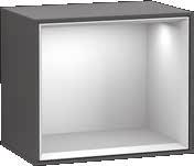 FINION BOXHYLLA 418 x 356 x 270 MM Hylla med EMOTION-ljus# Hylla utan EMOTION-ljus G580 YY XX*