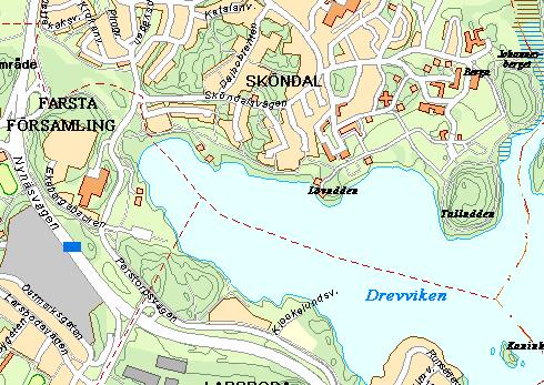 DREVVIKENS NORRA SPETS, SKÖNDAL Id: 123 X: 6572159 Y: 1631283 Sjö (sjövik) Vanlig groda Fisk- och fågelpredation. Anlägg eventuellt ett par småvatten vid diket på andra sidan bilvägen.