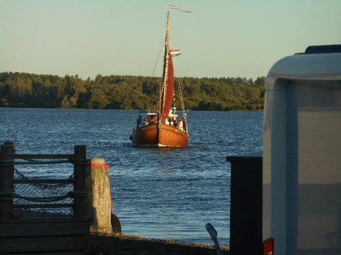 fisk på ställplatsen.