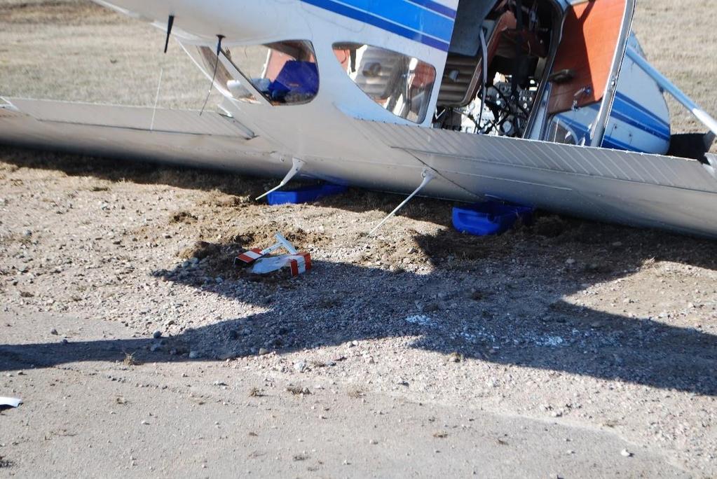Figur 4. Vingklaffarna i infällt läge. Foto: Räddningstjänsten i Hagfors kommun. 1.13 Medicinsk information 1.