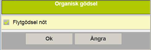 Kontakta Datalogisk om du saknar en organisk gödseltyp.