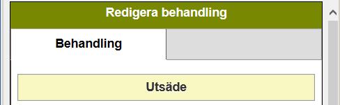 Om du vill ta bort en enskild insatsvara, klickar du mitt i behandlingen.