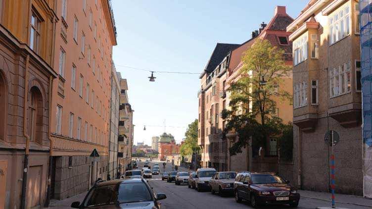 Tegnérgatan/ Hälsobrunnsgatan.