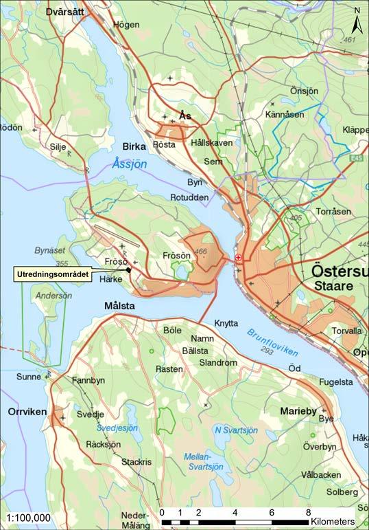 Bakgrund Utredningen föranleds av att Härnösands stift planerar för nybyggnation i ett område ca 250 meter SV om Frösö kyrka, Östersunds kommun, Jämtlands län (fig. 1 och fig. 2).