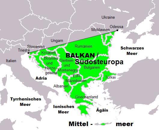 52 biljana golubović Na osnovu različitih razgraničenja na severu, nejasna je i pripadnost pojedinih zemalja Balkanu. Poseban problem, u tom smislu, predstavljaju Hrvatska, Slovenija i Rumunija.