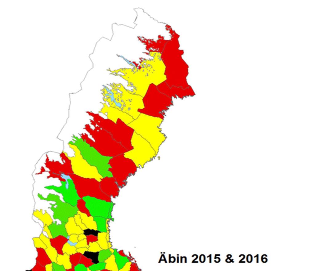 Skogsstyrelsen 6(8) Skador orsakade av däggdjur Få sorkskador under 2016.