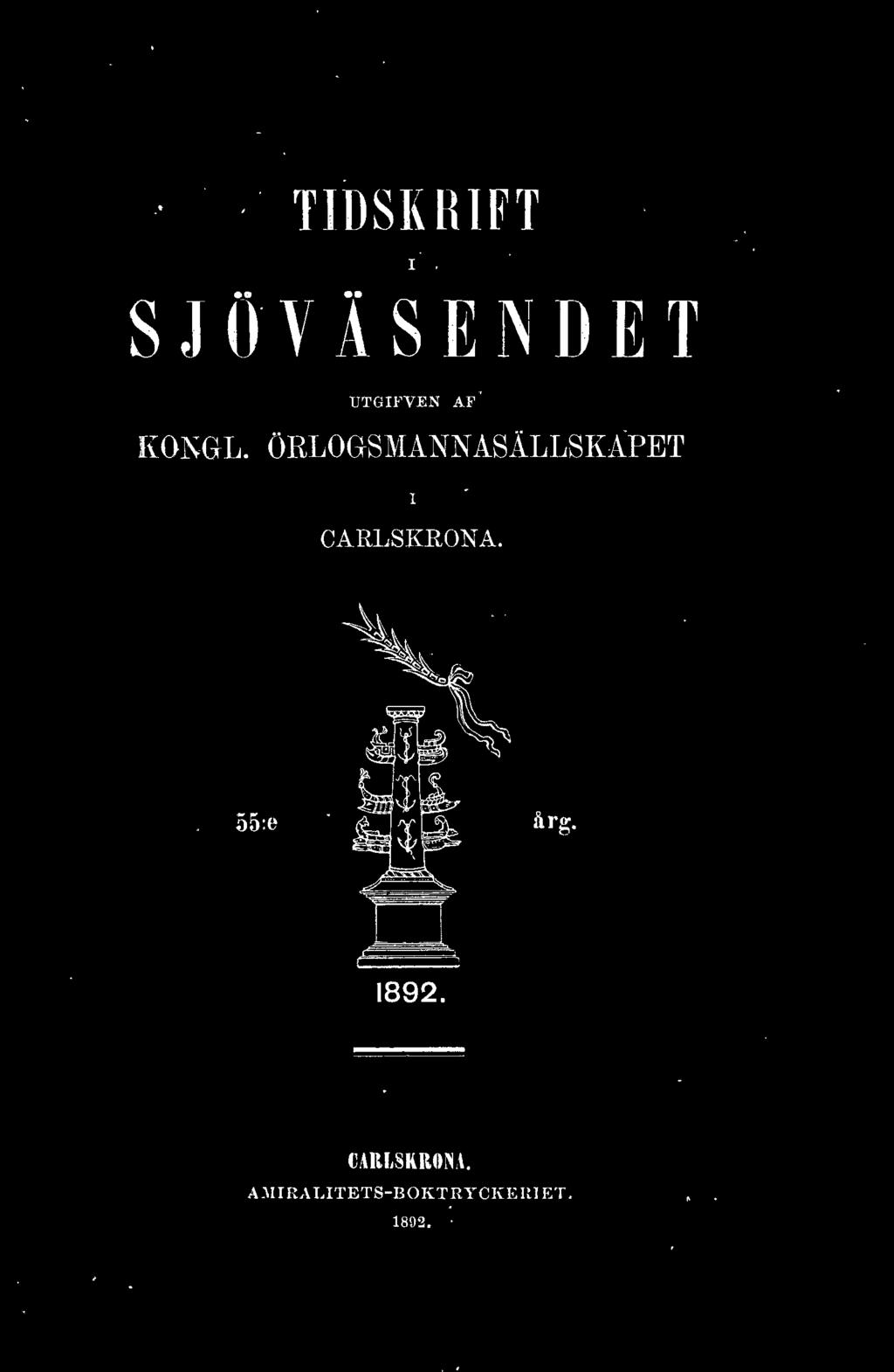 55:e år g. 1892. CAitf,SKit01H.