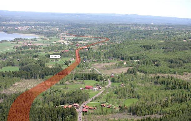 Alternativ Väst 3 Karta 4.8. Alternativ Väst 3, se bilaga 4 Målstandard Alternativ Väst 3 utformas enligt föreslagen målstandard, se kap 4.1, på huvuddelen av sträckan.