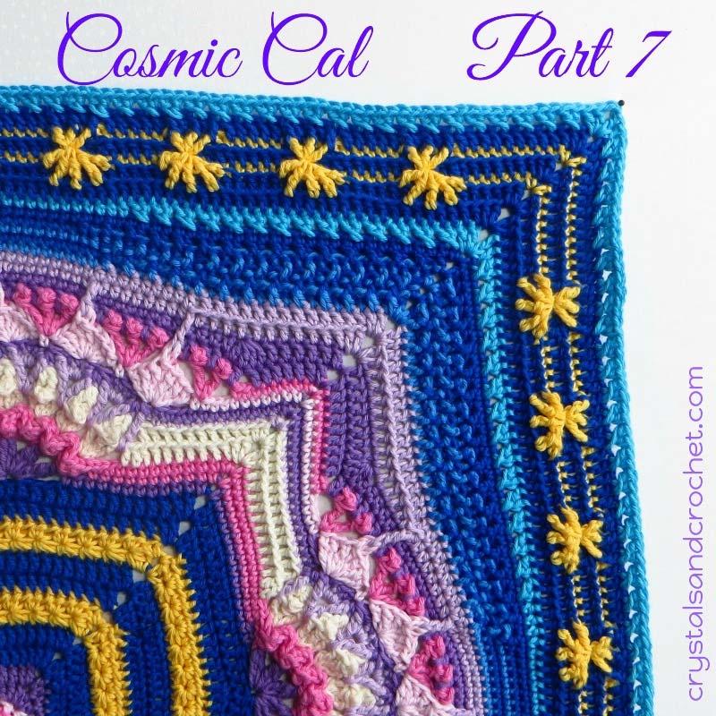 Cosmic Cal Del 7 Copyright: Helen Shrimpton, 2018. Alla rättigheter reserverade. Av: Helen på www.crystalsandcrochet.