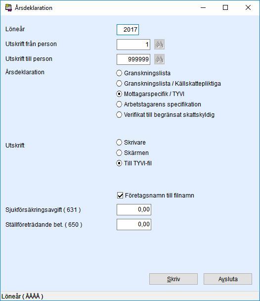 DL LÖNEBERÄKNING ÅRSBYTE 2017-2018 OBS: Kontrollera att den version du har i bruk är minst 2.5000 eller högre.