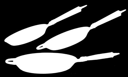 059 111 878 112410 Stekpanna Ø 25 cm, sned kant Rostfritt Fry pan Ø 25 cm, slanting side Stainless steel 4 7 331 059 112 417 112440 Stekpanna Ø 25 cm, sned kant Bok brun Fry pan Ø 25 cm, slanting