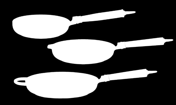 Art Produkt Skaft Förp EAN Ref Product Handle Outer Barcode STEKPANNOR / FRY PANS 120010 Stekpanna Ø 20 cm, rund kant Rostfritt Fry pan Ø 20 cm, rounded side Stainless 4 7 331 059 120 016 120040