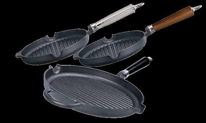 Art Produkt Skaft Förp EAN Ref Product Handle Outer Barcode GRILLPANNOR / GRILL PANS 120310 Grillpanna Ø 25 cm, rund kant Rostfritt Grill pan Ø 25 cm, rounded side Stainless 4 7 331 059 120 313