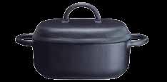 140 403 140500 Oval stekgryta 4,5 liter, 33x22 cm Gjutjärn Oval casserole 4,5 litre, 33x22 cm Cast iron 4 7