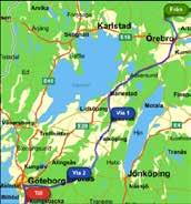 Turen kommer, beroende på efterfrågan, att köras inlandsvägen E45 och vid behov vika ut mot E4an norrut mot Skellefteå och Bolidenområdet (se kartan),