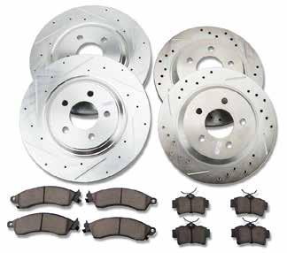 kr POWER STOP Z26 STREET WARRIOR BRAKE ROTOR & PAD KIT FRONT & REAR 99-04