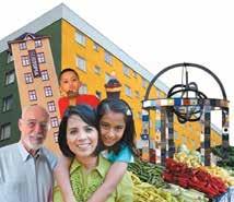 I utvecklingsprogrammet 2009 nämns flera utgångspunkter för en ny stadsbyggnadsidé. Vi har valt att baka ihop dem till fyra byggstenar: hus, grönska, trafik och mötesplatser.