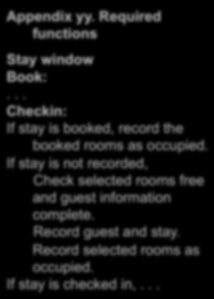 .. R1: The product shall be able to record that a room is occupied for repair in a specified period.