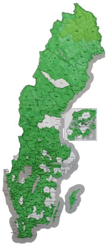 Läget i landet Är beslut taget i kommunerna Hur långt har kommunerna kommit