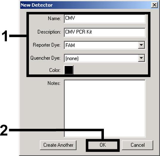 8.6.1.2 Framtagning/val av detektorer Med hjälp av undermenyn Detector Manager under Tools tilldelar du dokumentet motsvarande detektorfärgämnen.