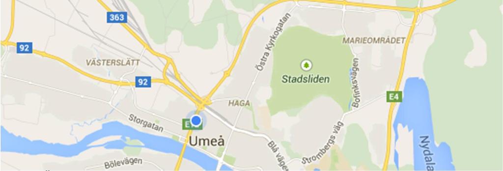 1 Objekt och ändamål Tyréns AB har på uppdrag av A-Hus AB utfört en geoteknisk undersökning inför exploatering av ett område i Ersmark där ett nytt bostadsområde är planerat att byggas inom