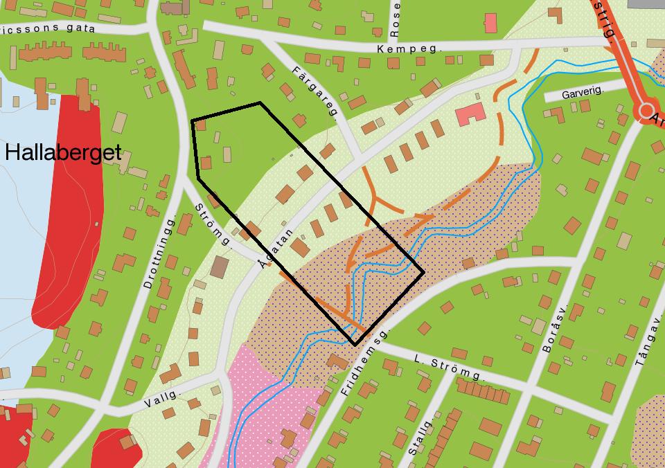 Kv. Bryggaren, Vårgårda kmmun PM Geteknik 20160629 Jrden består direkt under ytskiktet huvudsakligen av siltig sand, härunder följer siltig lera, överst utbildad sm trrskrpa, sm vilar på för utförda