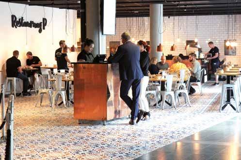 Gourmetbladet - september 2018 kvalitet OCH kvantitet är ledorden på restaurang p Restaurang P öppnade 2015 i Solna Port, som är en kontorsfastighet i Hagalund, Solna.