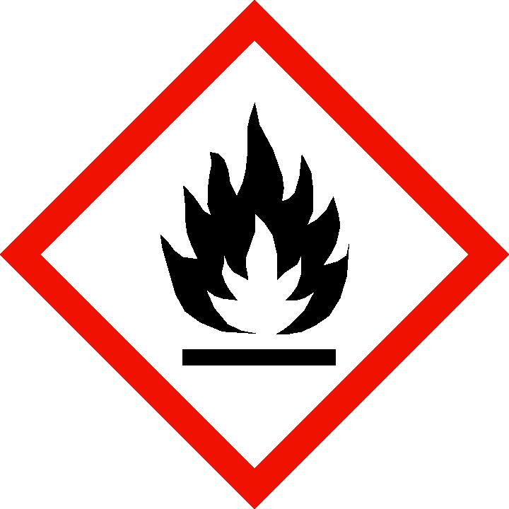 n-butanol Sida 2 av 9 Signalord Faroangivelser Skyddsangivelser 2.3. Andra faror Andra faror Fara H226 Brandfarlig vätska och ånga. H302 Skadligt vid förtäring. H315 Irriterar huden.