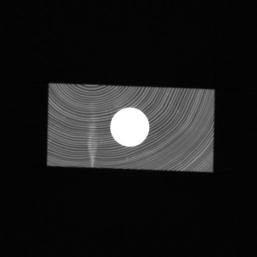 13 Figur 7. 40 mm aluminiumstång i en planka, Sandberg et al 2009. Därefter gjordes ett försök att tomografera en liten limträbalk med en aluminiumplåt och dymlingar.