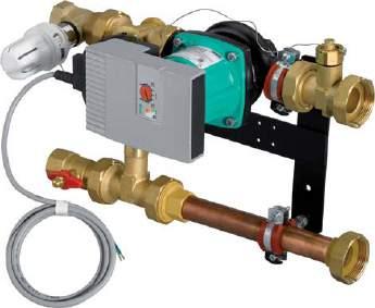 Fuvia T Fuvia T Push-3-B-W Govvärme Pump: Wio Yonos Para 1-6-130, 30V EEI 0, Ansutning primärt: Inv ¾, Max 80 C. Ansutning sekunärt Utv 1, Max 55 C. Ventier: Tiopp KVS=1,, Retur KVS=,7.