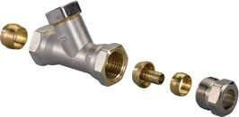 Fuvia T Fuvia Returventi Govvärme För injustering av govvärmesingor. Comfort Pipe 1 x 1,7. G½ x G½ invänig gänga. Ink aapter och kopping. Passar irekt på WTR ¾" Föreare.