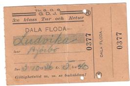 Bas Karl Otto Johansson Järnvägsbyrån i Dala-Floda, 1904