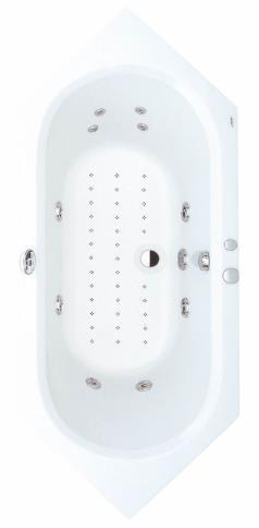 CLASSIC CYPRES 200x80 Volym: 220l Munstycken: Badkar OVS.270.XXX.00.Y 13,900:- System 2 NVS.270.XXX.02.Y. 28,900:- 4 - Maxi ställbara sidomunstycken System 3 NVS.