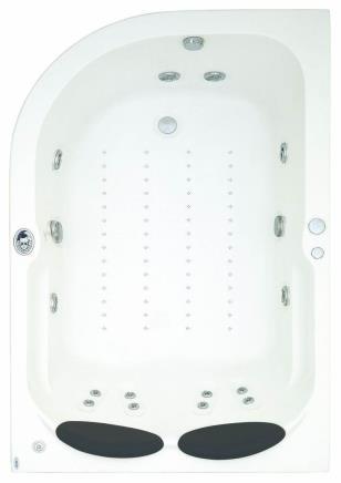 CLASSIC Bilden visar vänster modell TONGA 180x115 Badkar OVS.580.XXX.00.