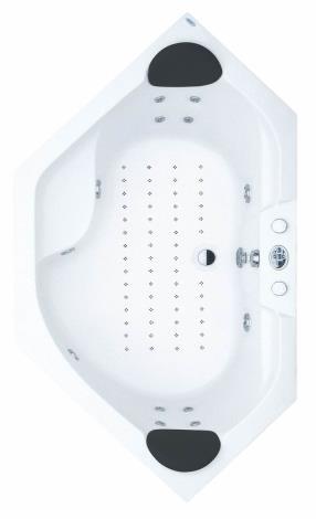 CLASSIC ARUBA 203x109 Volym: 340l Munstycken: Badkar OVS.200.