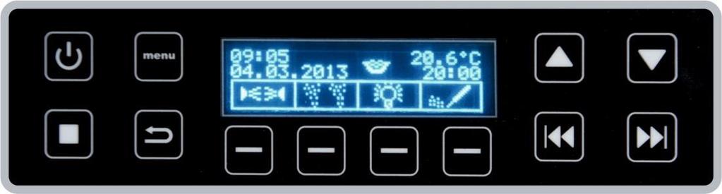 STAR COLLECTION SYSTEM System 4 - MAXI MASSAGE SYSTEM Elektronisk styrning LCD Display med termometer Automatiskt desinfektionsprogram LED Belysning Inställbar badtimer Chromoterapi/Ljusterapi 7