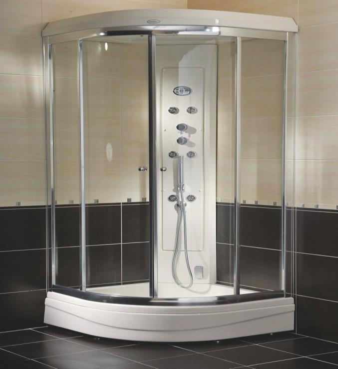 VICTORY SPA KABINER KOLUMBIA 100x100 OBS! inga bakväggar ingår (måste monteras mot våtvägg) Kabin system 2 OVS.00D.XXX.K2.