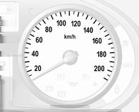 Den maximala hastigheten kan begränsas med en hastighetsregulator. Som en synlig indikering av detta är en varningsdekal placerad på instrumentpanelen.
