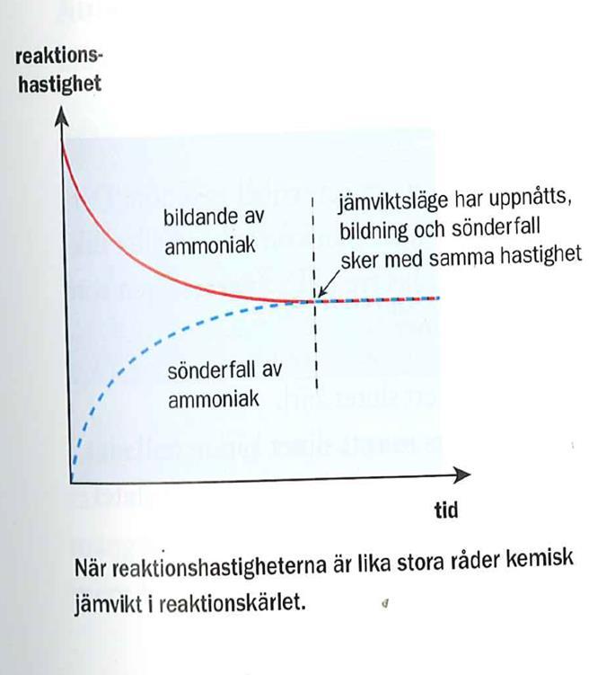 tillslut uppnås ett jämviktsläge.