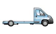 Axelavstånd mm 3000 Chassi med enkelhytt Totalvikt: 3300, 3500 kg Maxi 3500 kg Chassi med dubbelhytt 3450