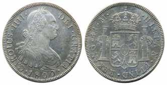 000:- 519 520 519 KM 53 Guatemala Charles IV (1788-1808) 8 reales 1799. 27,05 g.