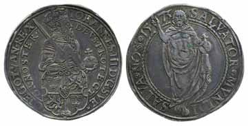 Johan III (1568-1592) 13 SM 24 1 daler 1573/69. 28,81 g.